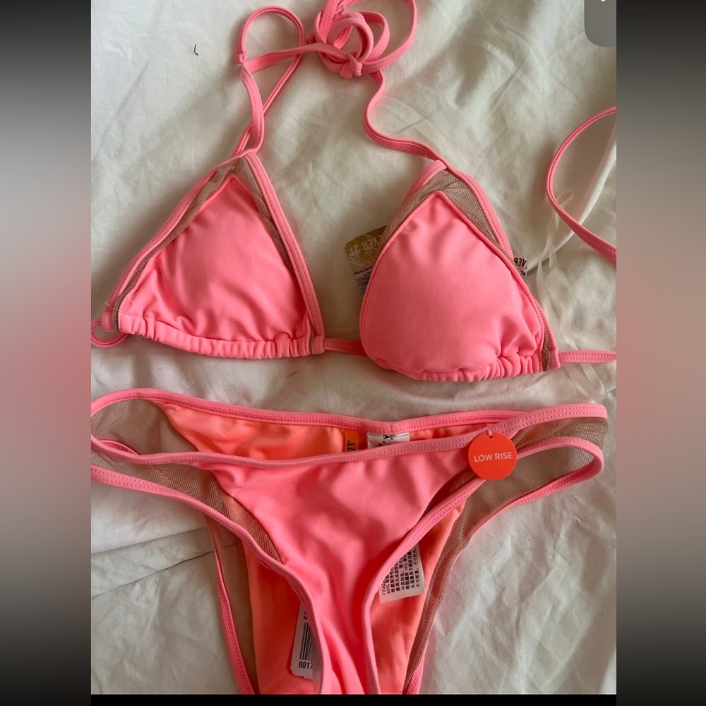 Forever 21 Small Pink Bikini set